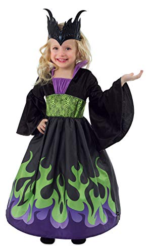 Little Adventures Dragon Queen Dress Up Costume Soft Crown (Medium Age 3-5)