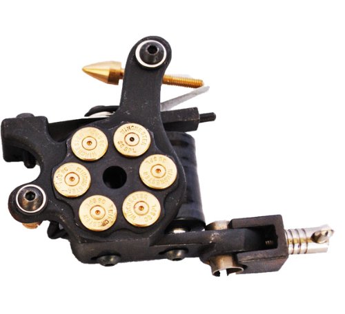 CARVER Tattoo Kit 4 Machine Guns Power Supplies / 2 Rotary Machines / 2 Coil Machines / 15 INK / LCD Power Supply / 50 Needles / PLUS Accessories