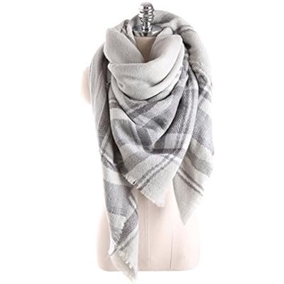 Scarfs For Women, HITOP Classic Plaid Soft Tartan Blanket Scarf Wrap, Womens Winter Tassel Shawl Scarves Scarfs For Women, HITOP Classic Plaid Soft Tartan Blanket Scarf Wrap, Womens Winter Tassel Shawl Scarves