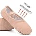 Ruqiji Leather Ballet Shoes for Girls/Toddlers/Kids/Women, Full Sole Leather Ballet Slippers/Dance Shoes