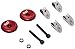 ODI ODIAluminum Bicycle Bar Plugs (Red)