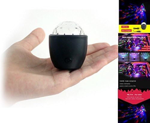 GOOD YELL Party Lights，Dj Lighting，Disco Ball Light，Mini Party Lights Strobe Lamp Stage Par Light for Car Room Dance Parties Birthday DJ Bar Club Pub