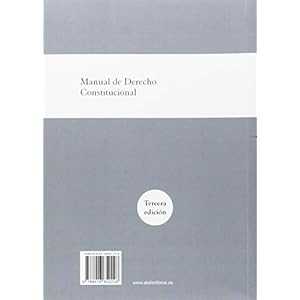 MANUAL DE DERECHO CONSTITUCIONAL 3'ED 2016