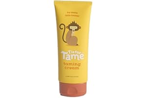 T is for Tame - Hair Taming Cream for Kids, All-Natural for Frizz & Flyaways, Coconut Oil, Leave-in Cream for Babies & Toddlers, Straight or Curly