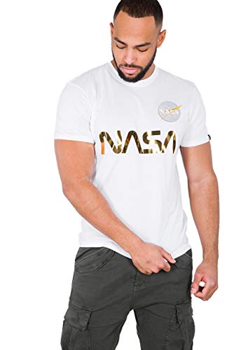 ALPHA INDUSTRIES Maglietta Uomo Basic T Rubber - T-Shirt Con Logo