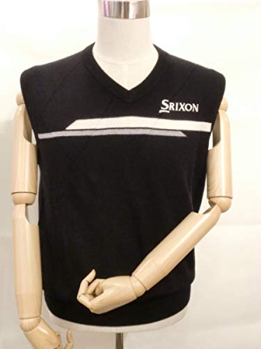 ｌ寸 メンズウェア ゴルフ B07qmdzgwb ニットベスト Srixon スリクソン 40 Offブラック 松山英樹プロモデル 秋冬モデル アイドル芸能人グッズ 最終値下げ