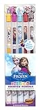 Disney Frozen Colored Smencils Set - 5-Pack of Scented Colored Pencils Made from Recycled Newspapers