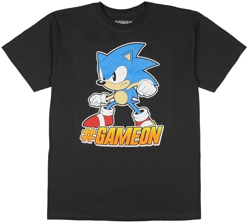 Amazon.com: Seven Times Six Sonic The Hedgehog Big Boys' #GameOn