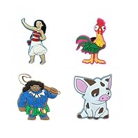 CharmTM MN Set of 4 PVC Shoe Charms (Generic) for Crocs Natives Party Favors by