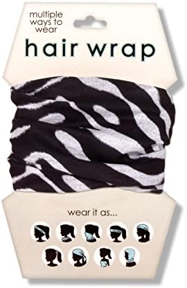 Spoontiques Zebra Print Hair Wrap