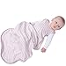 Woolino Ultimate Baby Sleep Sack - 4 Season Baby Wearable Blanket - Two-Way Zipper Adjustable Sleeping Bag - Merino Wool and Organic Cotton - Universal Size (2-24 Months) - Lilac