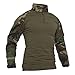 TACVASEN Mens Camouflage Camo Active Assault Long Sleeve T-Shirt Tops Jungle,Jungle Camo,US M