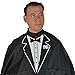 MD® Nylon Tuxedo Professional Hair Cutting Cape (Black)