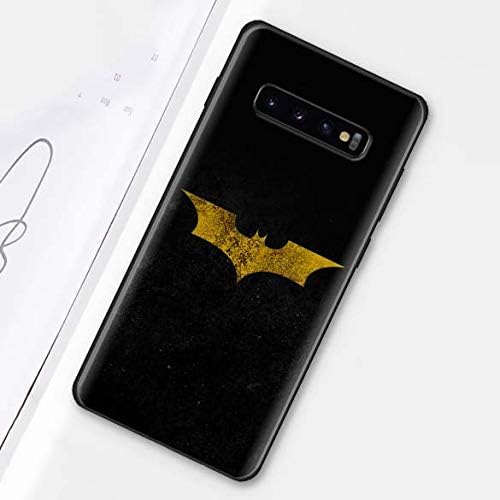 HIVA Cool marvel Batman logo Black Silicone Case for Samsung Galaxy S10e S10 S8 S9 Plus Note 8 9 Soft Case Cover