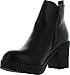 Refresh CLUB-01 Women's Elastic Panel Slip On Chunky Heel Ankle Booties