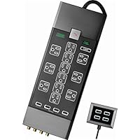 Rocketfish- 12-Outlet 8-USB Surge Protector Strip