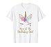 Cute Unicorn Mom Shirt, Mom of the Birthday Girl T-Shirt T-Shirt