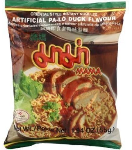 Amazon.com: MAMA Spicy Pork Flavor Intant Noodle (Moo Nam Tok