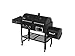 Smoke Hollow 3500 4-in-1 Combination 3-Burner Gas Grill with Side Burner, Charcoal Grill and Smoker/Firebox,Black
