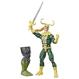Marvel Legends Series Loki 6" Collectible Marvel Comics Action Figure Toy for Ages 6 & Up with Accessory & Build-A-Figurepiece