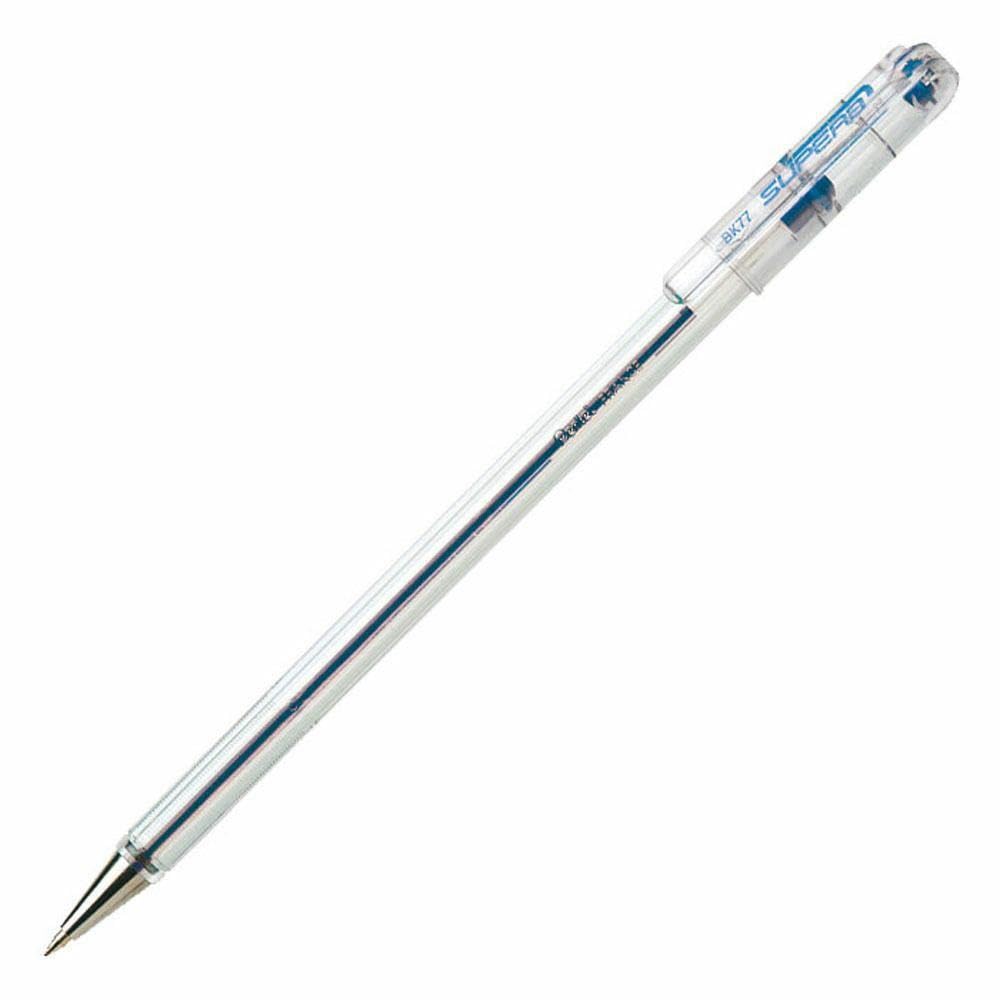 Pentel Superb Ball Pen - Blue - Pack of 12