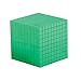 hand2mind Differentiated Plastic Base Ten Blocks Complete Set, Place Value Blocks, Counting Cubes for Kids Math, Base 10 Math Manipulatives for Kids, Kindergarten Homeschool Supplies (Set of 484)