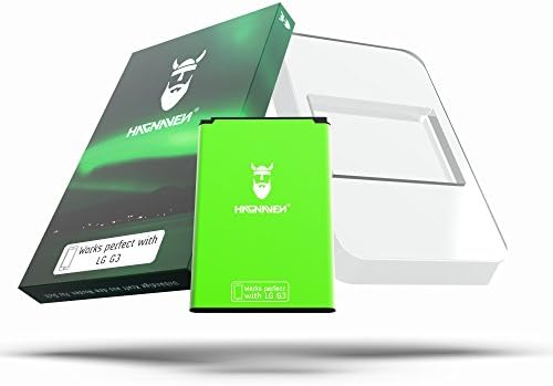 Hagnaven® Li-ion battery for LG G3 D855 D690 D830 D850 D851 | The most powerful spare battery | 3100 mAh unbeatable power and pure strength | High-end quality accumulator cells | replaces BL-53YH