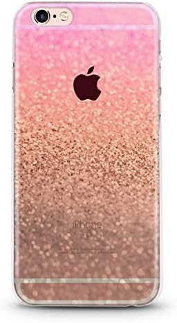 iPhone 6S / 6 Slim Protective Soft Flexi Crystal Clear Case (Shiny Pink)