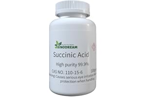 succinic Acid high Purity 99.5% min 100g