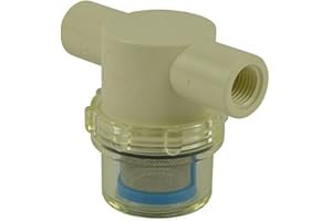 COOVO 1/4" Female NPT in-Line Strainer with 50 mesh Stainless Steel Filter Screen