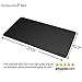 WORDSWORTH & BLACK Leather Desk Mat - Premium Vegan Leather Desk Pad - Double Sided Desk Mat - Ultra Ergocomfort Technology - 31.5