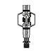 Crankbrothers Eggbeater 3,XC, Gravel and MTB Bike Pedal, Black, One Size