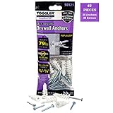 TOGGLER SnapSkru Self-Drilling Drywall Anchor (Pack of 20)