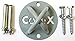 CoreX CoreMount. Bodyweight and Resistance Training Wall Mount. Fitness Anchor. (Grey)