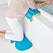 Skip Hop Moby Baby Bath Set, Four Bathtime Essentials - Spout Cover, Bath Kneeler, Elbow Pad, And Bath Mat, Blue