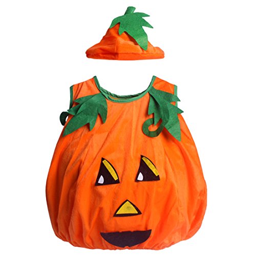 Children Orange Pumpkin Costume SS-NGY01
