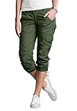 Ellos Women's Plus Size Cargo Capri