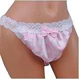 CHICTRY Men's Bikini Briefs Lace Ruffles Polka Dots