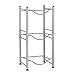 LIANTRAL 5 Gallon Water Jug Holder, 3-Tier Silver Heavy Duty Rack - Freestanding Water Bottle Organizer for Home Office
