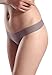 Wealurre Women's Microfiber Low Rise No Show Thong Pantie(2925-DB/BR/G,S)