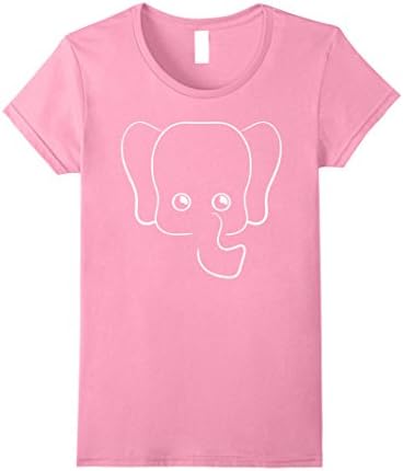 Womens Elephant T-Shirt Large Pink