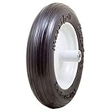 Marathon 3.50/2.50-8" Flat Free Tire on Wheel, 6" Hub, 5/8" Bearings