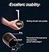LOTUS LIFE Ashterior Ashtray with lid for cigarettes windproof stainless steel outdoor indoor Copper Brown (Large)