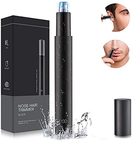エチケットカッター 鼻毛カッター メンズ 耳毛カッター 電動式カッター 鼻毛切り 髭剃り 乾電池式 男女兼用 持ち運び便利 小型 新発売 黒 内刃水洗い可能 低騒音