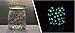 Glow in The Dark Pigment Powder for Slime Luminous Powder 12 Colors (0.35 oz Each) Safe Non-Toxic,DIY Slime Supplies Set for Nails,Music Festivals,Resin,Concerts,Halloween