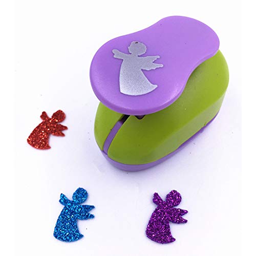 Christmas Paper Puncher Scrapbook Hole Paper Punchers Embossing Scrapbooking Crafts Paper Cutting DIY Card DIY Craft Shaper Puncher Set for Kids Pack of 3,Tree,Angle,Snowflake