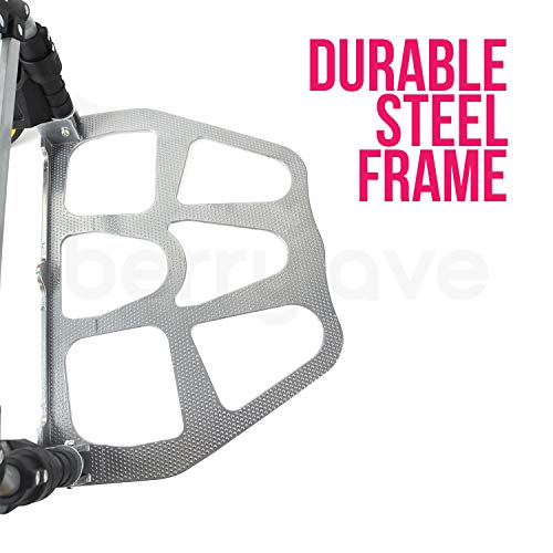 image for Berry Ave Foldable Hand Cart – Easy Folding Hand Truck – Aluminum 