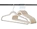 Home-it Premium Velvet Hangers 30 Pack - Ivory Heavy Duty Suit Clothes Hangers Non Slip, for Closet, Jacket, Shirt, Pants and Suit, Hook Swivel 360 - Ultra Thin