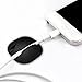 RION TECH Cable Clips & Cord Management System, Cable Management,Cord Organizer,Desktop Cable Organizer & Computer, Electrical, Charging or Mouse Cord Holder,Cordies Desktop (Black)(8 pcs)