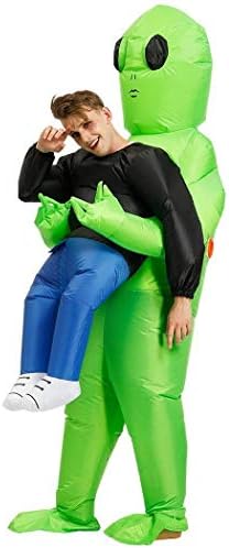 Youandmes Halloween Inflatable Alien Suit - Inflatable Costume Funny Halloween Costumes Alien for Adult&Childred,Alien Suit